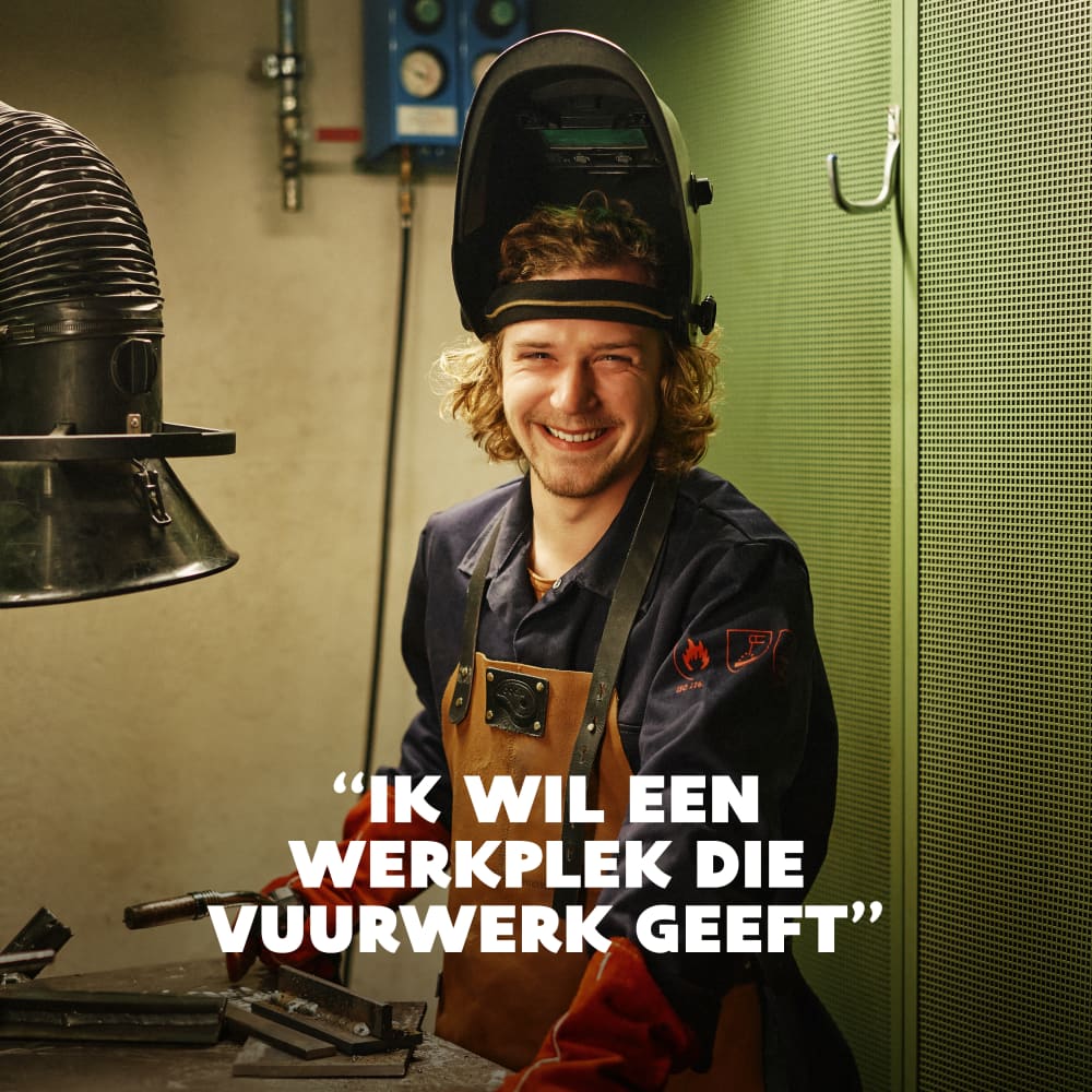 Ik wil een werkplek die voorwerk geeft