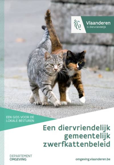 Cover van de Gids voor een diervriendelijk gemeentelijk zwerfkattenbeleid