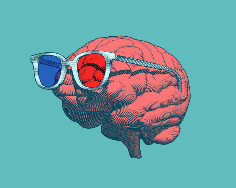 afbeelding brein met bril